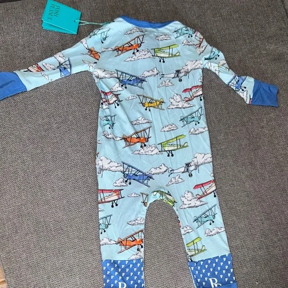 Perfect for the future pilot! Posh Peanut 3-6 month zip up - Picture 3 of 4